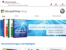 Tablet Screenshot of microsoft-press.de